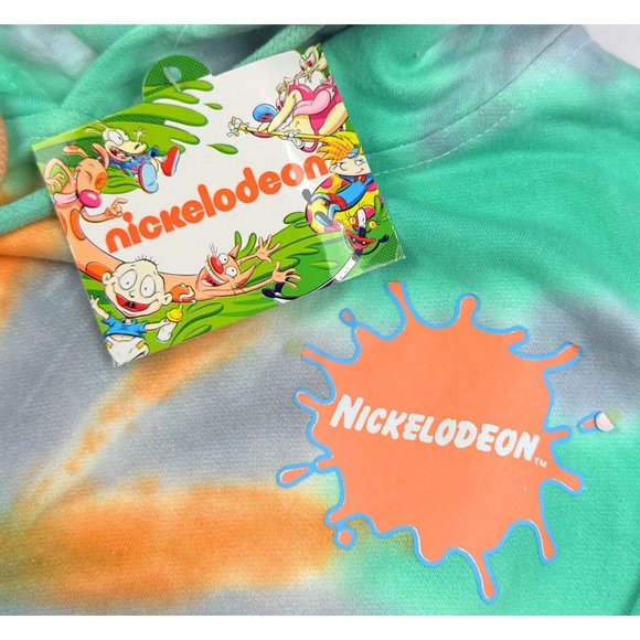 Nickelodeon Tie Dye Mens Medium Pullover Hoodie Sweatshirt Catdog Ren & Stimpy - Picture 6 of 12